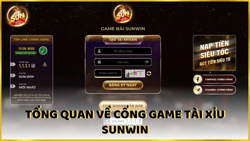 Tong Quan Ve Cong Game Tai Xiu Sunwin